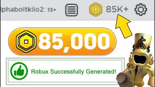 THIS TOP SECRET ROBUX GENERATOR GIVES YOU ROBUX WITHOUT DOING ANYTHING [upl. by Geoffrey]