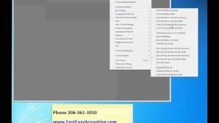 QuickBooks Contractor Edition From Inside QuickBooks Accountant Edition By Fast Easy Accounting [upl. by Josee]