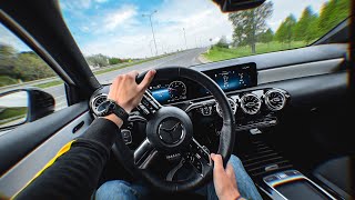 2023 MercedesBenz A Class  A180 AMG Line  POV Test Drive 4K [upl. by Petrina248]