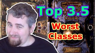 DampD Top 35E Worst Classes PHB [upl. by Akener]