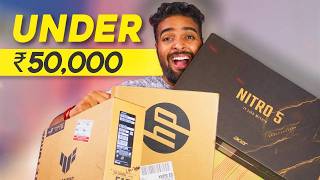 JULY TOP 6 BEST LAPTOP UNDER 50000 🔥 My favorite laptops in 8 mins⚡ HP  Asus  Dell [upl. by Nitsirhc375]