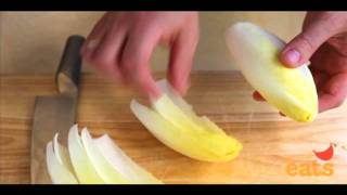 Knife Skills How To Prepare An Endive [upl. by Norihs]