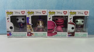 Funko POP Nightmare Before Christmas Valentine Unboxing Jack Sally Oogie Mayor [upl. by Oilasor141]