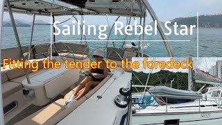 Fitting the tender to the foredeck [upl. by Borer]