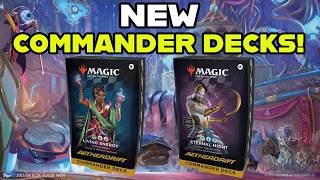 NEW Aetherdrift Precons REVEALED  MTG EDH Magic The Gathering [upl. by Kaehpos]