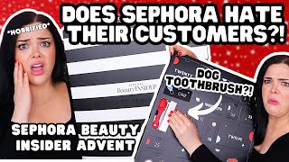 VIRAL SEPHORA ADVENT CALENDAR IS HORRIBLE  Sephora Beauty Insider Advent Unboxing [upl. by Lenny]