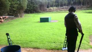 Clay shooting above in Drumcliff Gun Club Co Sligo [upl. by Glennie341]