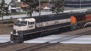 Trainz 3 Railfanning BNSF Kickstarter Sub [upl. by Anidem]