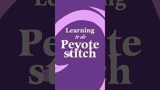 Learn Peyote Stitch in 30 Seconds Beading Tutorial beadingtechnique peyote beads jewelrymaking [upl. by Annaehs]