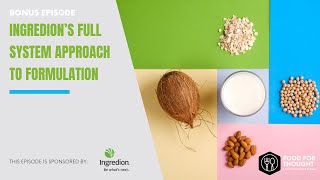 Food For Thought Bonus Episode Ingredion’s Full System Approach to Formulation [upl. by Nerrawed]