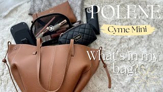 POLENE CYME MINI REVIEW  What Fits Inside amp Mod Shots [upl. by Weidar511]