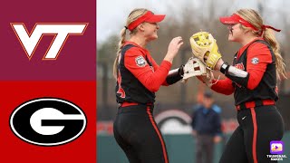 Georgia Softball Highlights vs Virginia Tech  2024 College Softball Highlights  22424 [upl. by Ahsele420]