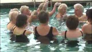 Senior synchronized swimmers prepare holiday show [upl. by Loesceke]