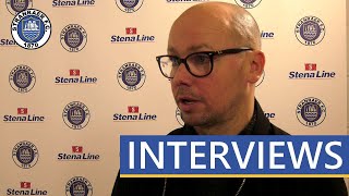 Interviews  Stranraer 01 Bonnyrigg Rose 11 February 2023 [upl. by Anaehs]