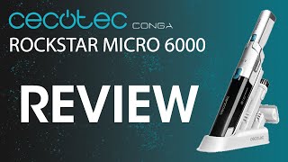 Cecotec Conga Rockstar Micro 6000  Aspirador de Mano  Review [upl. by Caty]