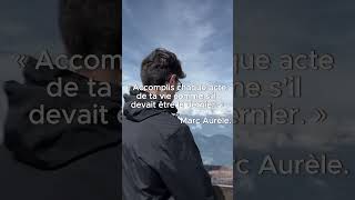 Citation de Marc Aurèle shorts [upl. by Oicnoel]