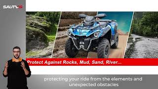 Display of SAUTVS Front Fascia for CanAm Outlander 450 500 570 L MAX 2015 to 2025 [upl. by Yellas]