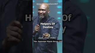 Helpers Of Destiny  Apostle Joshua Selman [upl. by Eiramit]