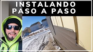 Como instalar siding Paso a paso para principientes y para profecionales [upl. by Mclaurin947]