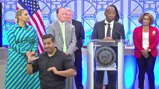 Mayor Sylvester Turner announced details of the proposed FY 24 budget [upl. by Anastasio]