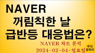 NAVER 주가전망 240204일 [upl. by Yluj441]