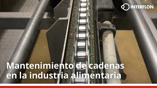 Mantenimiento y lubricación de cadenas en la industria alimentaria [upl. by Artined]