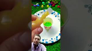 Green candy or jelly popsicles shorts icecream experiment viralvideo [upl. by Teyugn]