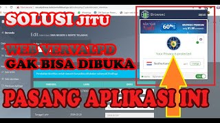 CARA MENGATASI VERVAL PD NEW YANG GAK BISA DI AKSES  GUNAKAN APLIKASI INI [upl. by Glaab]