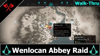 Wenlocan Abbey Raid Key amp All Wealth Chests WalkThru Assassins Creed Valhalla [upl. by Aleik]