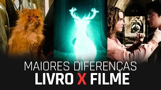 28 DIFERENÇAS ENTRE LIVRO E O FILME  HARRY POTTER E O PRISIONEIRO DE AZKABAN [upl. by Ahsikal]