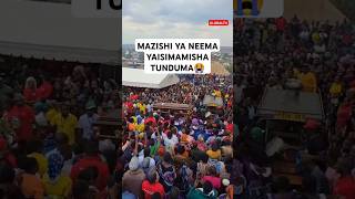 💔MAZISHI YA NEEMA ALIYEFARIKI K KOO YAISIMAMISHA TUNDUMA😭💔🖤 shortsvideo breaking globaltv trend [upl. by Irak]