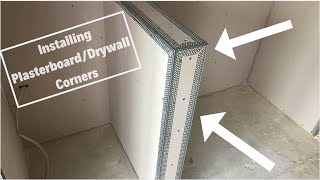 Installing a Plasterboard  Drywall Cornerbead [upl. by Egrog826]