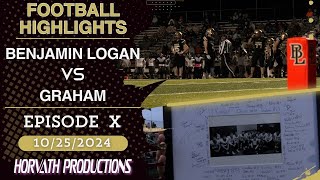 Graham Vs Benjamin Logan Highlights  Ohio High School Football [upl. by Henebry388]