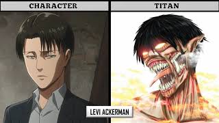 WHEN AOT CHARACTERS TURN INTO TITAN SEASON 4SPOILER [upl. by Sabsay]