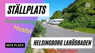 Fricamping ställplatser husbil larödbadet Helsingborg Skåne Sweden [upl. by Radu]