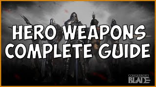 Conquerors Blade Complete Guide to Hero Weapon Classes [upl. by Victorine]