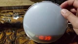 JALL Wake up sunrise alarm clock Review [upl. by Safire]