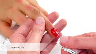 Gelish Step By Step  Removal [upl. by Ymmij551]