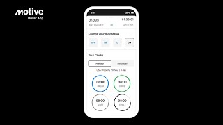 Motive Driver App Walkthrough [upl. by Ardnad]
