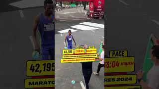 Maratona de Buenos Aires 2024  Bethwell Biwott Yegon  020904 [upl. by Noirad242]