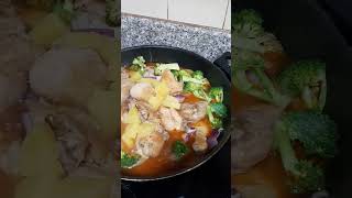 Sweet and Soyr Chicken ofw cooking sweetandsour [upl. by Derrek]