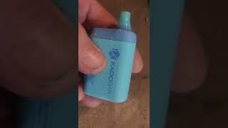 Refilling a disposable Kadobar e cigarette [upl. by Ahseenak]