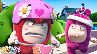 Newt Coaches Fuse to Ride a Bike 🚴  BEST OF NEWT 💗  ODDBODS  Funny Cartoons for Kids [upl. by Iffar]