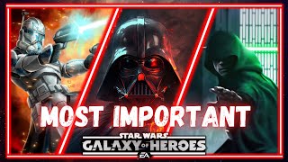 The Ten Most Important Teams that Everybody NEEDS in SWGOH  2024 [upl. by Yanetruoc]