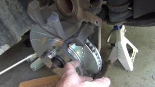 2010 Toyota Camry LE  Front Rotor  Pads Replacement [upl. by Pegasus]