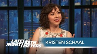 Kristen Schaal on Her Gassy Love Scene with Will Forte  Late Night with Seth Meyers [upl. by Asyram177]