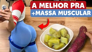 FAÇA ISSO E GANHE MASSA MUSCULAR BUMBM  COXA E MÚSCULOS café da manhã Fit [upl. by Samella388]