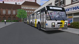 Omsi 2  Busbetrieb Simulator  Vanhool AG2804  De Lijn Vlaanderen  Gouda Rotterdam  Lijn 96 [upl. by Nisay]