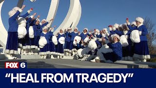 Waukesha Christmas parade Dancing Grannies remember lives lost  FOX6 News Milwaukee [upl. by Idnor]