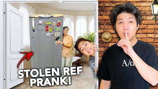 Stolen Refrigerator Prank Birthday Surprise  Ranz and Niana [upl. by Nuahsad]